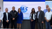 Members of the WBO Technical Committee alongside directors of the BASC Bogotá Chapter.