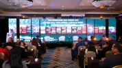 Opening of the International Forum “Navigating the Maritime and Logistics Future of Panama: Security for Global Trade,” led by Giomar González, executive director of BASC Panama.