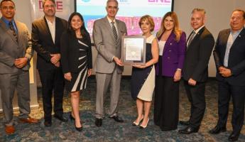 Momentos de la ceremonia de Certificación BASC a Ocean Network Express (ONE) en Ciudad de Panamá. 